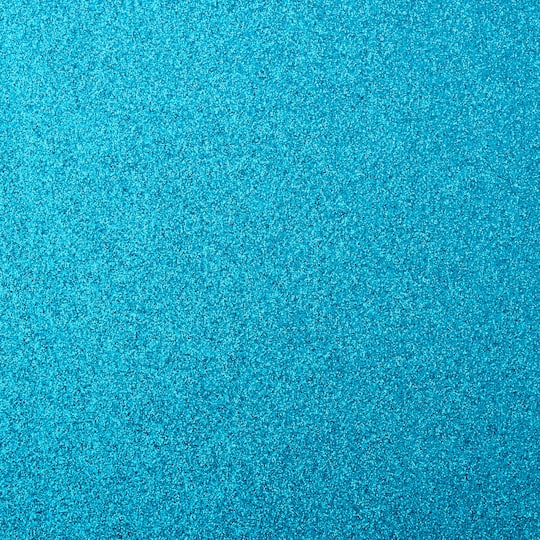 Blue Bermuda Silk Glitter Paper by Recollections®, 12" x 12"